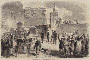 La visita del Emperador de Francia a la Casbah o Ciudadela de Argel